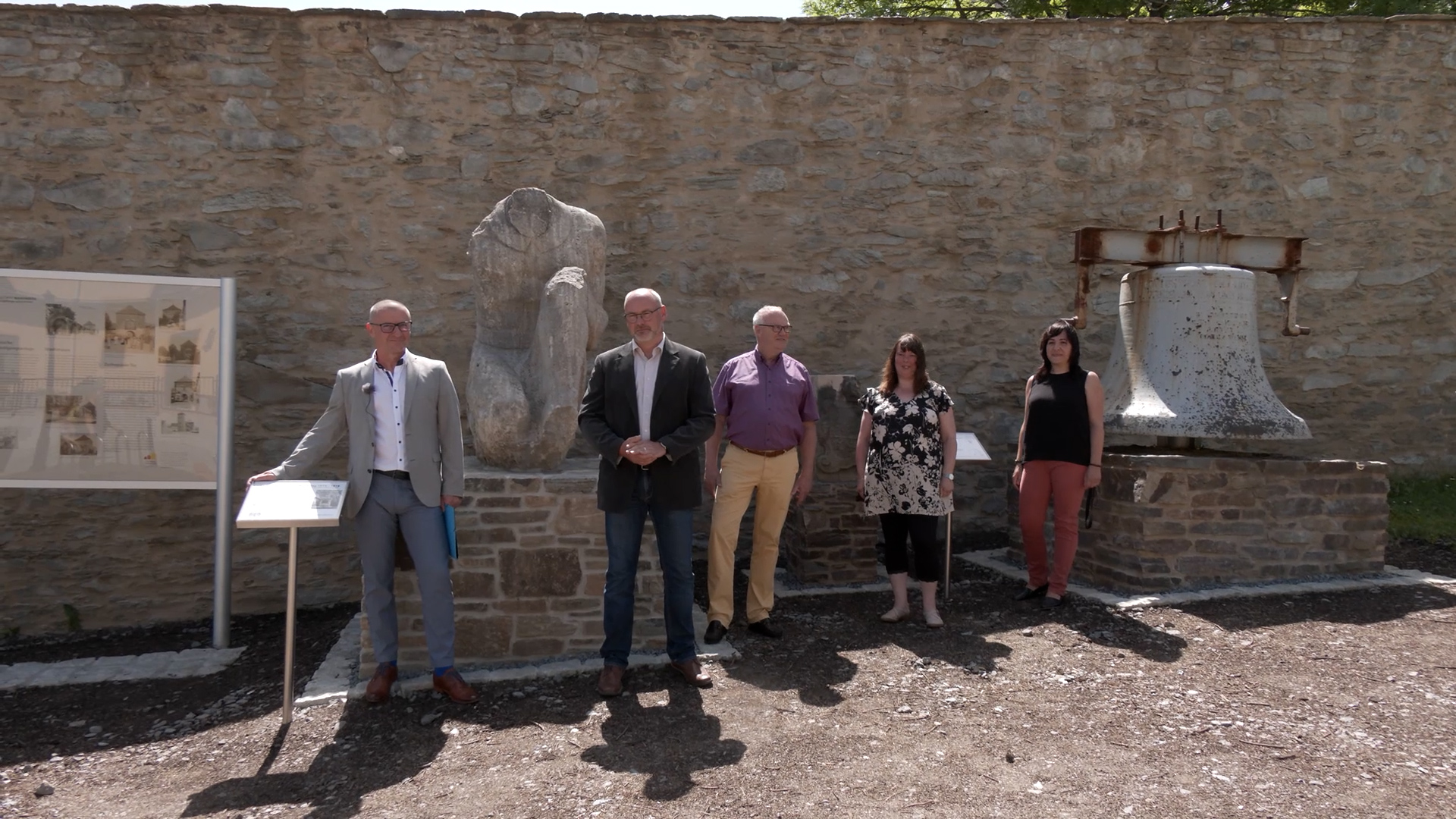 MEgional am 22. Juni 2021 mit der Erweiterung des Lapidarium in Marienberg