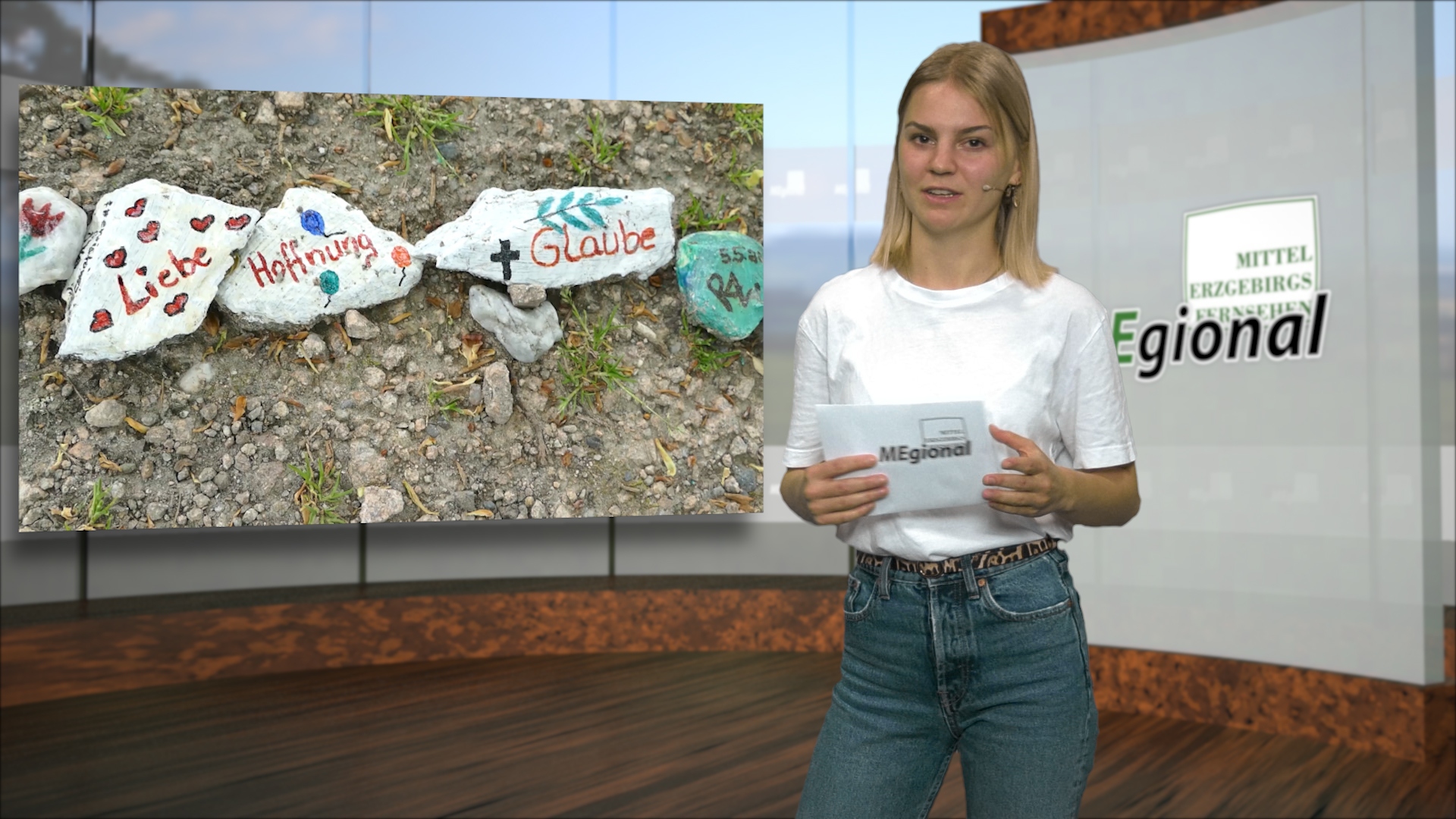 MEgional am 3. Juni 2020 mit bunten Steinen quer durchs Erzgebirge