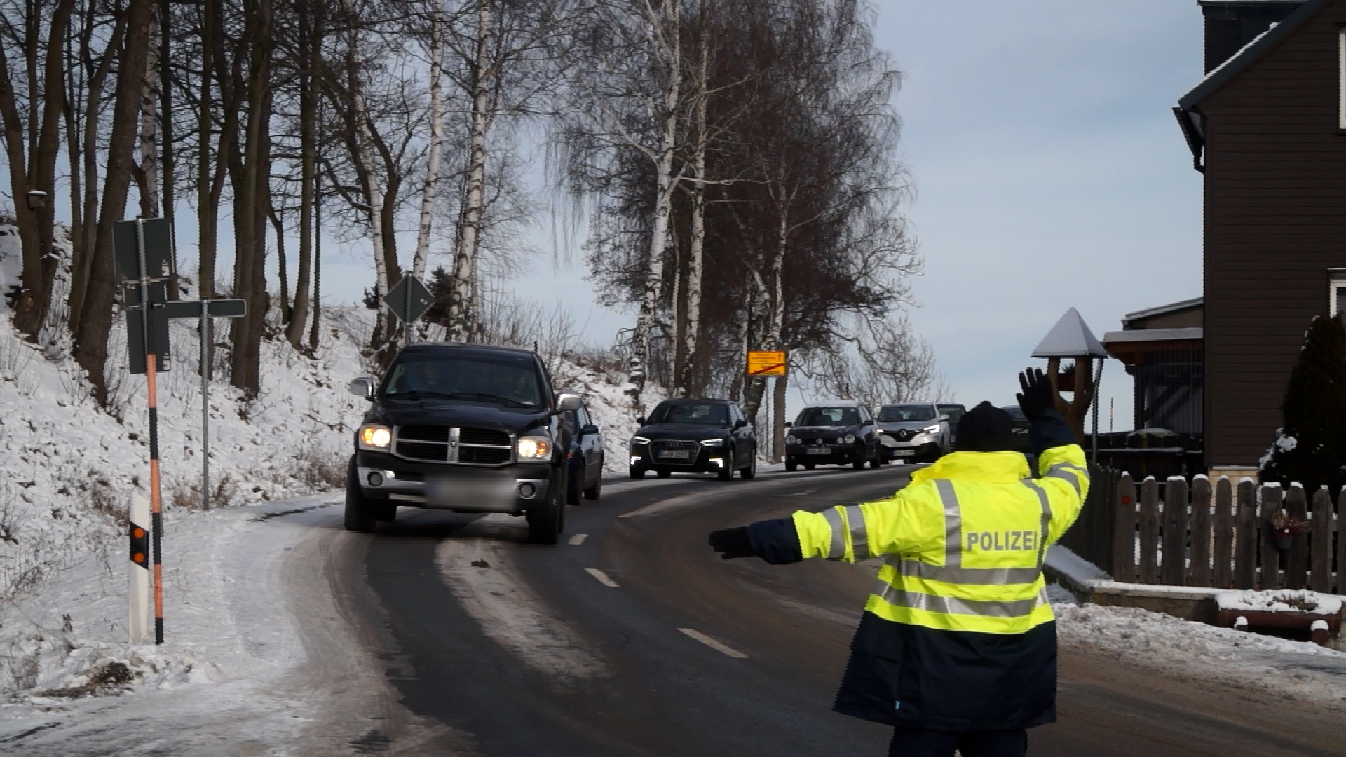 MEgional am 04. Januar mit den Kontrollen am Fichtelberg vor Jahresende