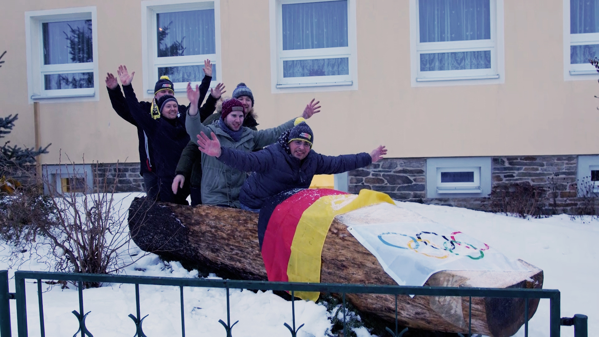 MEgional am 4. Februar 2022 mit dem olympischen Dorf Niederlauterstein