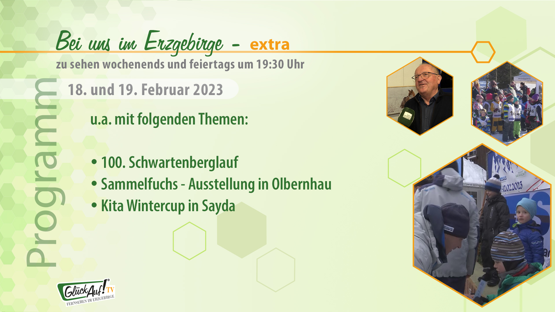 Bei uns im Erzgebirge - extra für die 07. Kalenderwoche 2023 Bei uns im Erzgebirge - extra für die 07. Kalenderwoche 2023