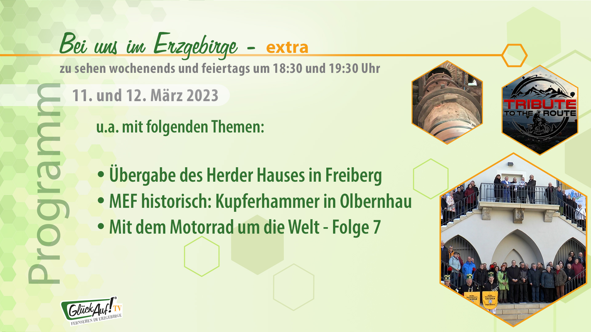 Bei uns im Erzgebirge - extra für die 10. Kalenderwoche 2023 Bei uns im Erzgebirge - extra für die 10. Kalenderwoche 2023