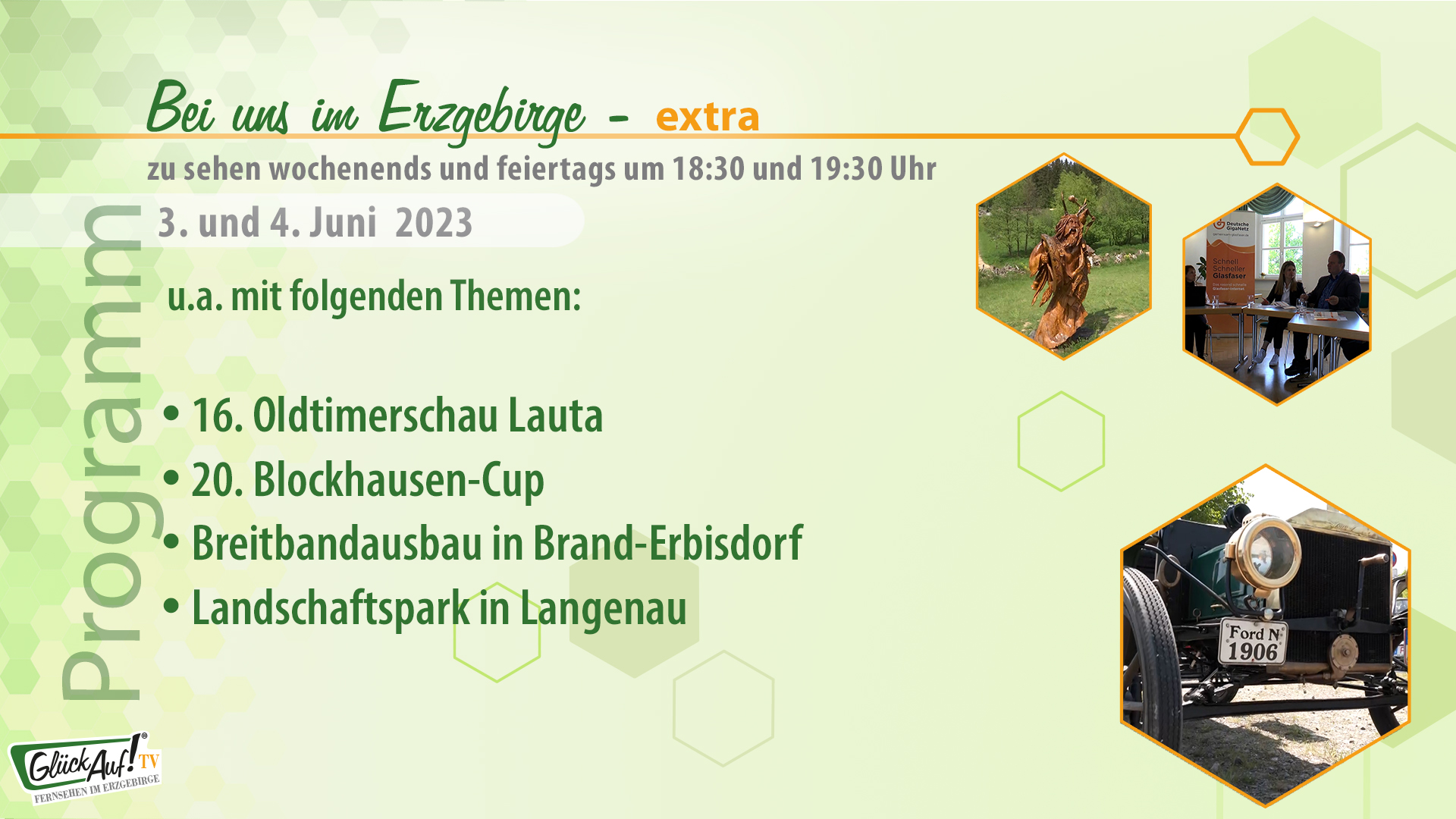 Bei uns im Erzgebirge - extra für das Wochenende der 22. Kalenderwoche 2023 Bei uns im Erzgebirge - extra für das Wochenende der 22. Kalenderwoche 2023