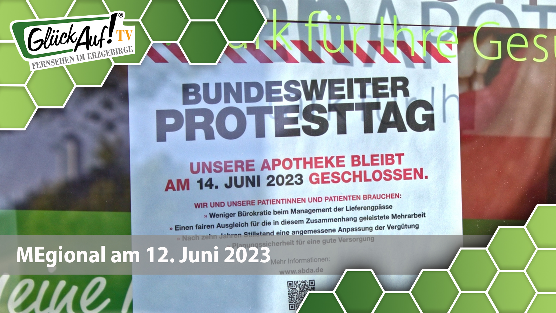 MEgional am 12. Juni 2023 u.a. mit dem Spezial zum bundesweiten Protesttag der Apotheken MEgional am 12. Juni 2023 u.a. mit dem Spezial zum bundesweiten Protesttag der Apotheken