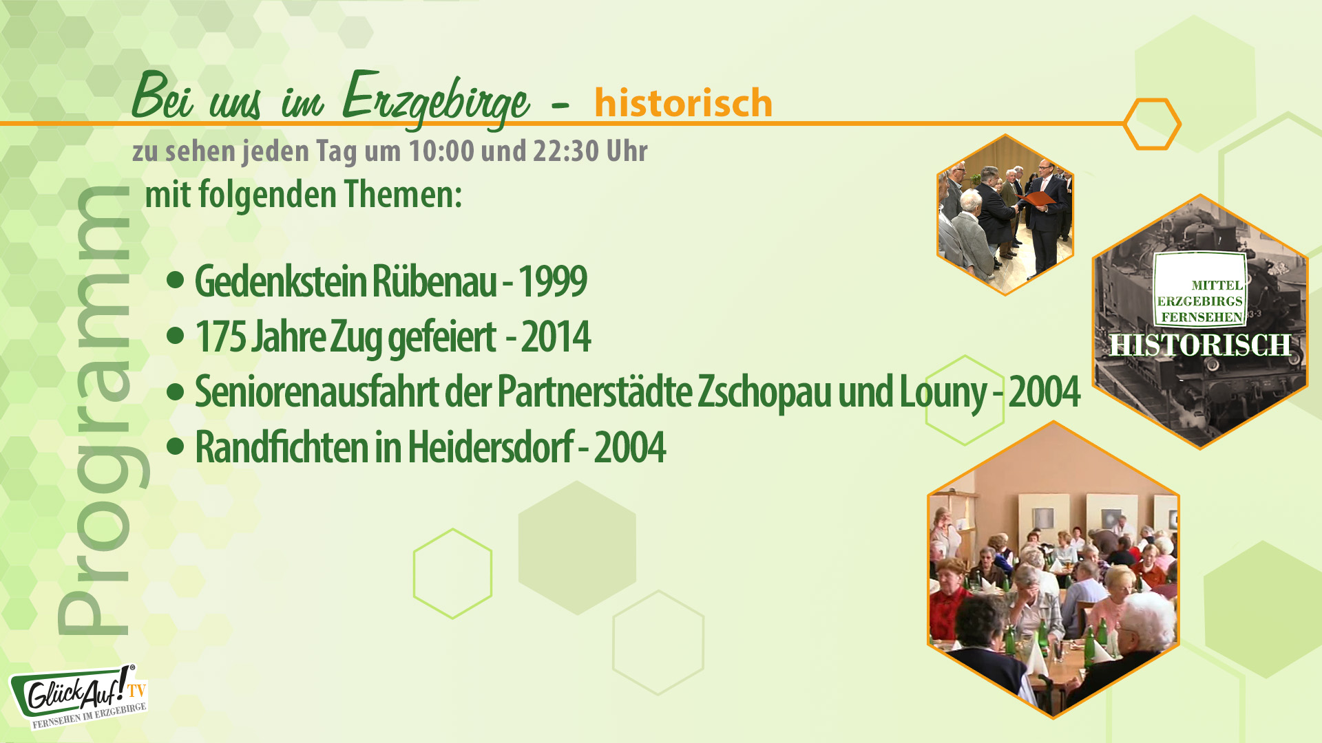 Bei uns im Erzgebirge - historisch für die Woche vom 21. bis 27. September 2024