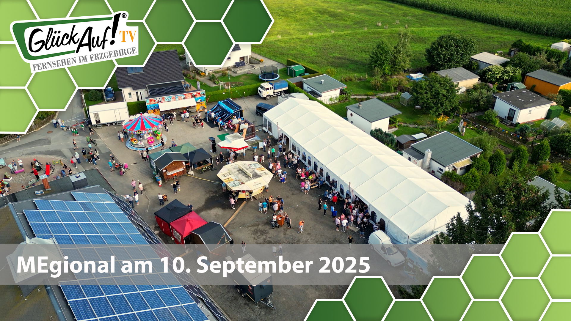 MEgional am 10. September 2025 mit der Kirmes in Gornau