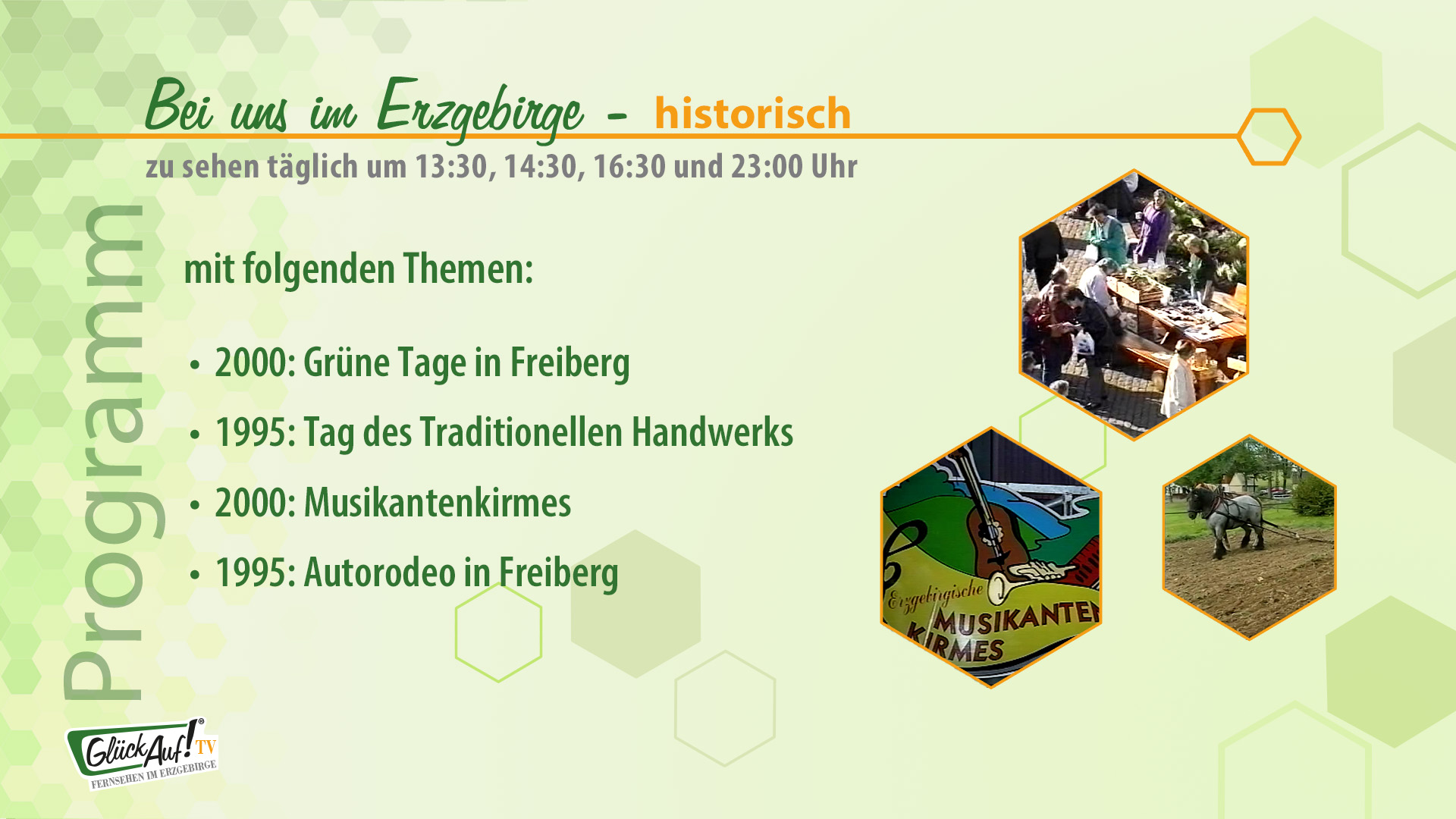 Bei uns im Erzgebirge - historisch vom 11.10. bis 17.10.