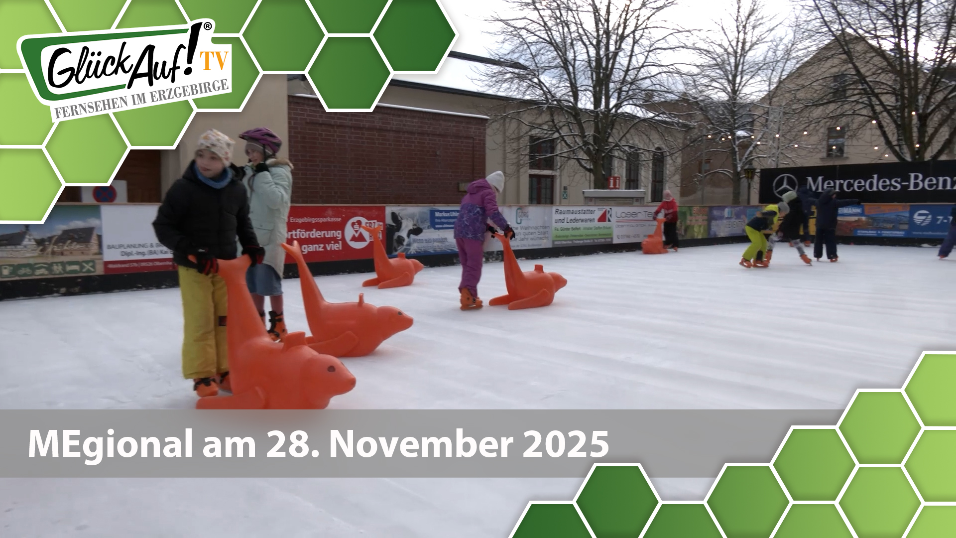 MEgional am 28. November mit dem Thema: Eisbahneröffnung in Olbernhau