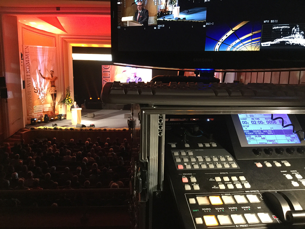 Liveproduktionen Videomischer Szene